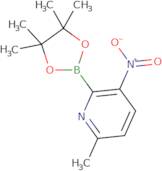 6-Methyl-3-nitro-2-(4,4,5,5-tetramethyl-1,3,2-dioxaborolan-2-yl)pyridine
