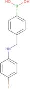 (4-{[(4-Fluorophenyl)amino]methyl}phenyl)boronic acid