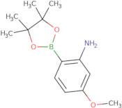 5-Methoxy-2-(4,4,5,5-tetramethyl-1,3,2-dioxaborolan-2-yl)aniline