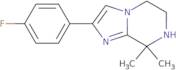 2-(4-Fluorophenyl)-8,8-dimethyl-5,6,7,8-tetrahydroimidazo[1,2-a]pyrazine