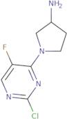 1-(2-Chloro-5-fluoropyrimidin-4-yl)pyrrolidin-3-amine