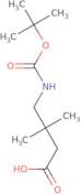 4-((tert-Butoxycarbonyl)amino)-3,3-dimethylbutanoic acid