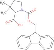 1-{[(9H-Fluoren-9-yl)methoxy]carbonyl}-3,3-dimethylpyrrolidine-2-carboxylic acid