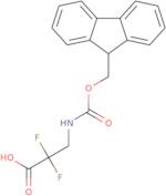 3-({[(9H-fluoren-9-yl)methoxy]carbonyl}amino)-2,2-difluoropropanoic acid