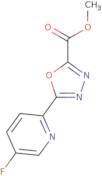 Methyl 5-(5-fluoropyridin-2-yl)-1,3,4-oxadiazole-2-carboxylate