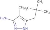 5-(2,2-Dimethylpropyl)-4-methyl-1H-pyrazol-3-amine