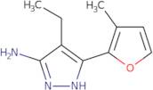 4-Ethyl-5-(3-methylfuran-2-yl)-1H-pyrazol-3-amine