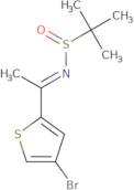 (R,E)-N-(-1(4-bromothiophen-2-yl)ethylidene)-2-methylpropane-2-sulfinamide