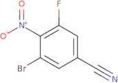 3-bromo-5-fluoro-4-nitrobenzonitrile