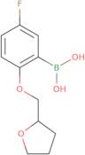 [5-Fluoro-2-(oxolan-2-ylmethoxy)phenyl]boronic acid