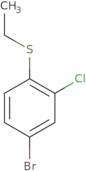 4-Bromo-2-chloro-1-(ethylsulfanyl)benzene
