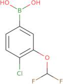 [4-Chloro-3-(difluoromethoxy)phenyl]boronic acid