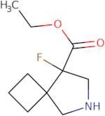 Ethyl 8-fluoro-6-azaspiro[3.4]octane-8-carboxylate