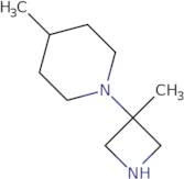 4-Methyl-1-(3-methylazetidin-3-yl)piperidine