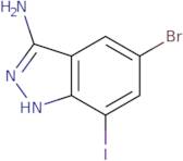 5-Bromo-7-iodo-1H-indazol-3-amine