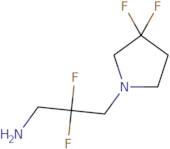 3-(3,3-Difluoropyrrolidin-1-yl)-2,2-difluoropropan-1-amine