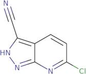 6-Chloro-2H-pyrazolo[3,4-b]pyridine-3-carbonitrile