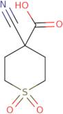 4-Cyanotetrahydro-2H-​thiopyran-​4-​carboxylic acid 1,​1-​dioxide