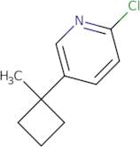 2-Chloro-5-(1-methylcyclobutyl)pyridine