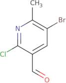 5-Bromo-2-chloro-6-methyl-pyridine-3-carbaldehyde