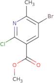 5-Bromo-2-chloro-6-methyl-nicotinic acid methyl ester