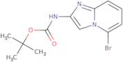 2-(boc-amino)-5-bromoimidazo[1,2-a]pyridine