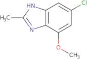 6-Chloro-4-methoxy-2-methyl-1H-benzo[D]imidazole