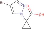 1-(4-Bromo-1H-pyrazol-1-yl)cyclopropane-1-carboxylic acid