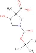 1-(tert-Butoxycarbonyl)-4-hydroxy-3-methylpyrrolidine-3-carboxylic acid