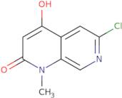 6-chloro-4-hydroxy-1-methyl-1,2-dihydro-1,7-naphthyridin-2-one