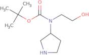 tert-Butyl N-(2-hydroxyethyl)-N-(pyrrolidin-3-yl)carbamate