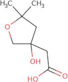 2-(3-Hydroxy-5,5-dimethyloxolan-3-yl)acetic acid