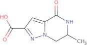 6-Methyl-4-oxo-4,5,6,7-tetrahydropyrazolo[1,5-a]pyrazine-2-carboxylic acid