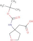 2-(3-{[(tert-Butoxy)carbonyl]amino}oxolan-3-yl)acetic acid