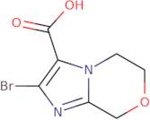 2-Bromo-5H,6H,8H-imidazo[2,1-c][1,4]oxazine-3-carboxylic acid