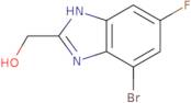 4-Bromo-6-fluoro-2-(hydroxymethyl)benzimidazole