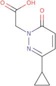 2-(3-Cyclopropyl-6-oxopyridazin-1(6H)-yl)acetic acid