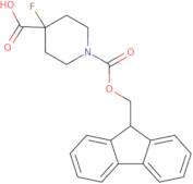 1-{[(9H-Fluoren-9-yl)methoxy]carbonyl}-4-fluoropiperidine-4-carboxylic acid