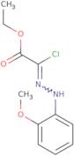 Ethyl (2Z)-2-chloro-2-[2-(2-methoxyphenyl)hydrazin-1-ylidene]acetate