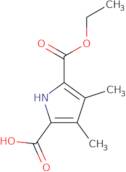 5-Ethoxycarbonyl-3,4-dimethyl-1H-pyrrole-2-carboxylic acid