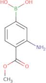 [3-Amino-4-(methoxycarbonyl)phenyl]boronic acid