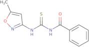 N-[(5-Methyl-1,2-oxazol-3-yl)carbamothioyl]benzamide