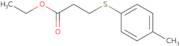 Ethyl 3-(4-methylphenyl)sulfanylpropanoate