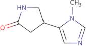 4-(1-Methyl-1H-imidazol-5-yl)pyrrolidin-2-one