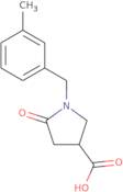 1-(3-Methylbenzyl)-5-oxopyrrolidine-3-carboxylic acid