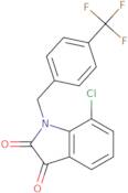 7-​Chloro-​1-​[[4-​(trifluoromethyl)​phenyl]​methyl]​-1H-​indole-​2,​3-​dione