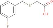 2-[(3-Fluorophenyl)methylsulfanyl]acetic acid