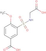 3-[(Carboxymethyl)sulfamoyl]-4-methoxybenzoic acid