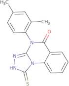 4-(2,4-Dimethylphenyl)-1-sulfanyl-4H,5H-[1,2,4]triazolo[4,3-a]quinazolin-5-one