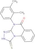 4-(2,3-Dimethylphenyl)-1-sulfanyl-4H,5H-[1,2,4]triazolo[4,3-a]quinazolin-5-one